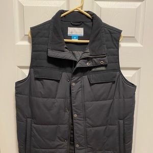 Men’s Columbia Omni-Shield Black & Gray Vest, Size M